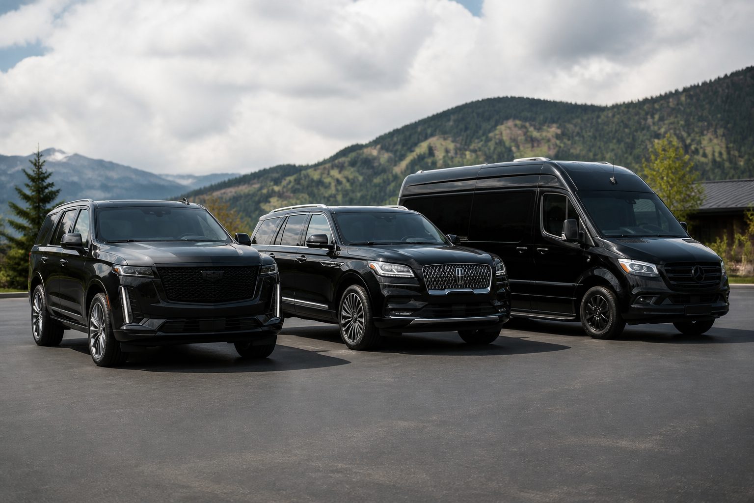 123 CTS executive fleet vehicle for Houston corporate car service — luxury sedan for business travel