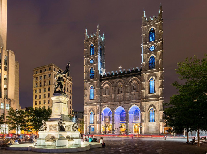 Basilique de Notre-Dame Montréal, Québec Canada
