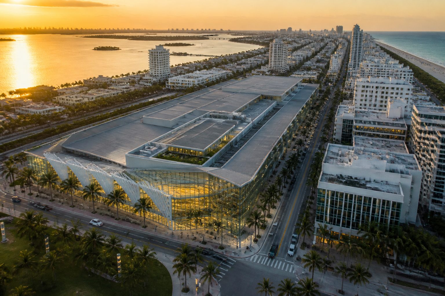 Art Basel Miami Beach 2026 at the Convention Center — luxury car service for the art world's global elite