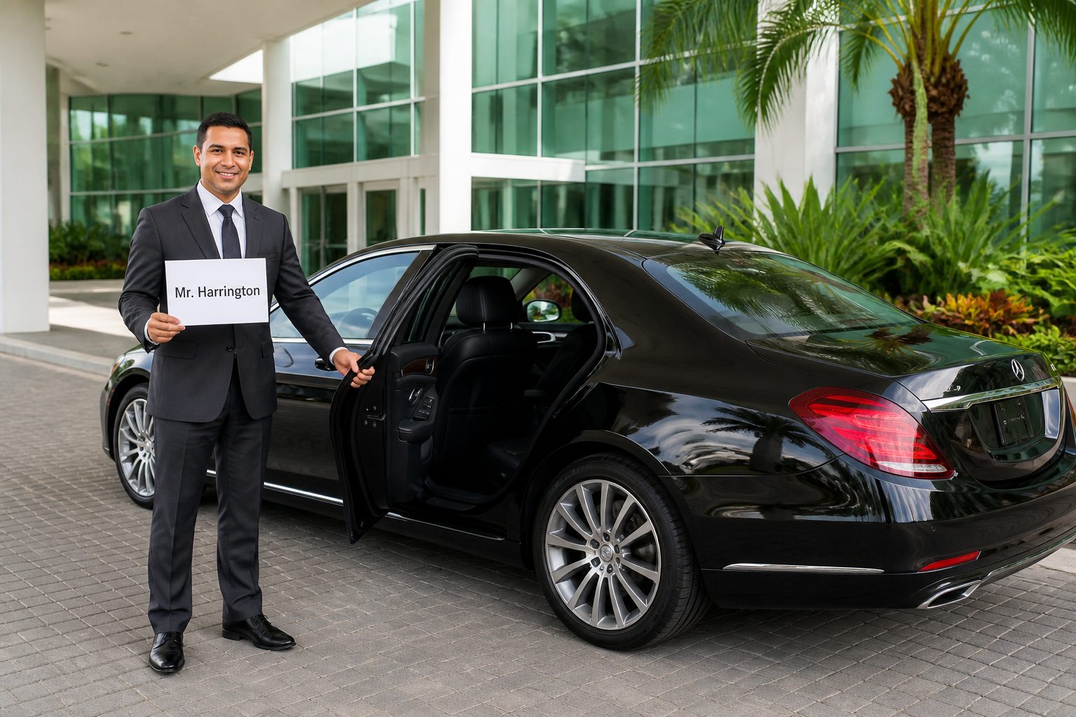 Corporate event transportation vehicles at Art Basel Miami Beach 2026, December 3–6, serving VIP guests