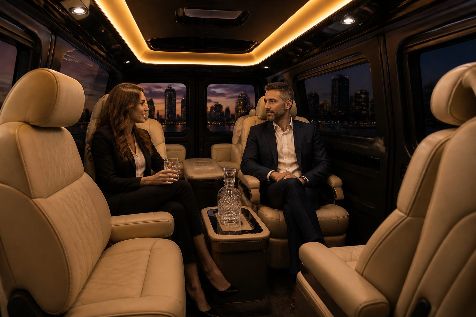 Fleet of luxury sedans and SUVs for Art Basel Miami collector and corporate transportation